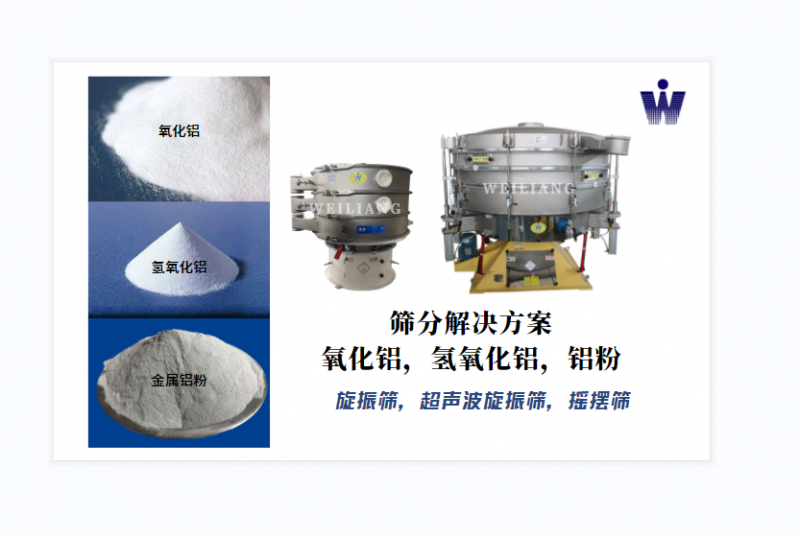 氧化鋁、氫氧化鋁、金屬鋁粉篩分案例